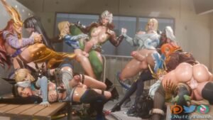 Nuttytouch Angela Invisible Woman Lady Loki Luna Snow Magik Illyana Marvel